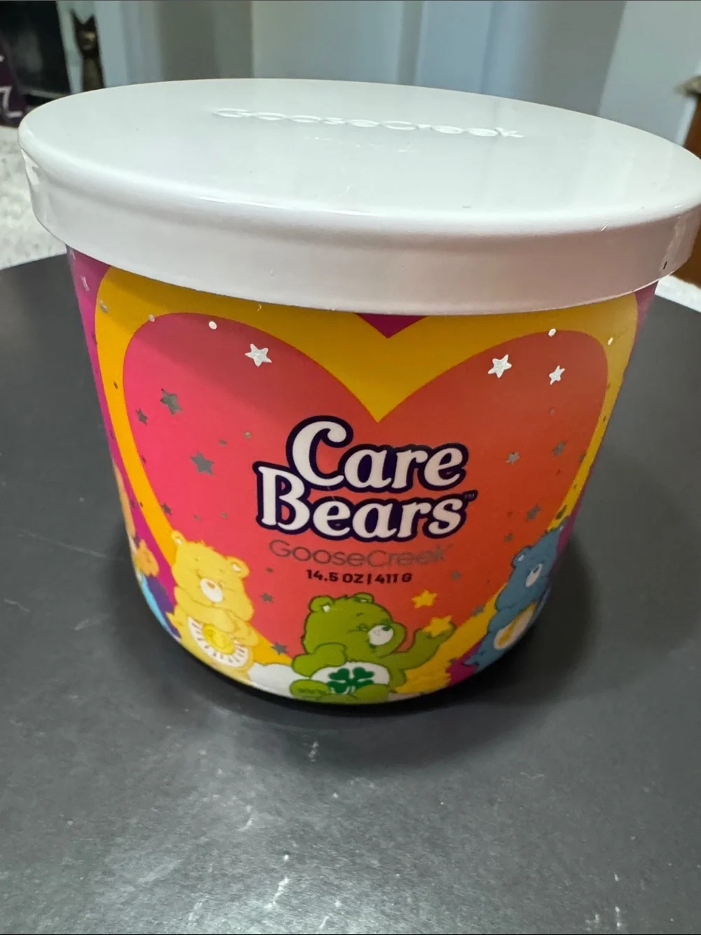 Goose Creek Candle CARE BEARS 14.5 Oz Triple Wick Candle CARE FOR EVERYONE 🌈 NEW